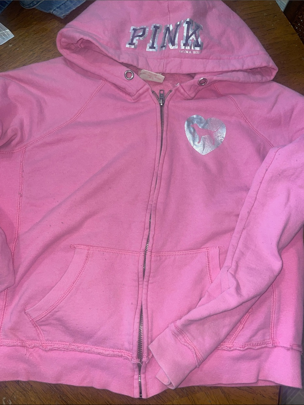 Vintage PINK BOSTON hoodie VS